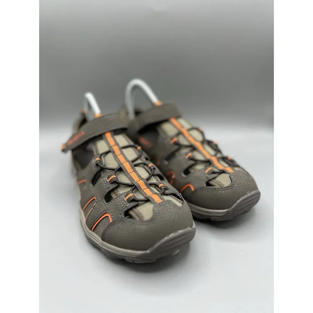 MERRELL Select Fresh Sandals Womens Size 7W Tan Orange Cushion Beach Swim Casual